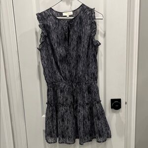 Elegant Black and Gray Women's Dress